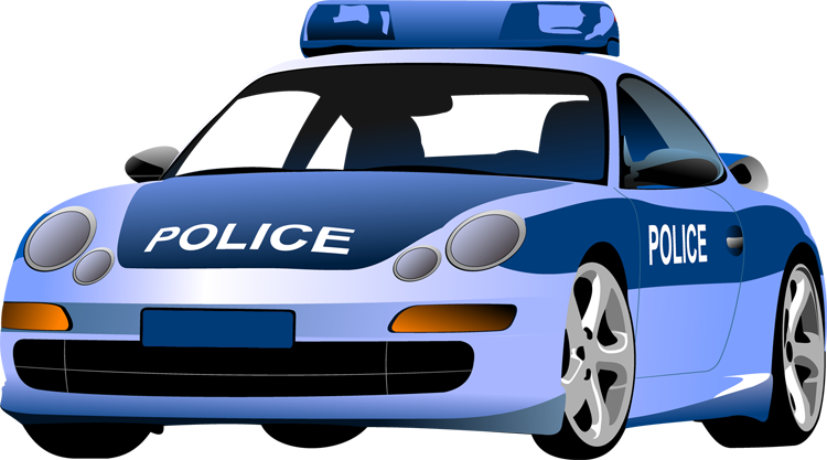 Clip art police car