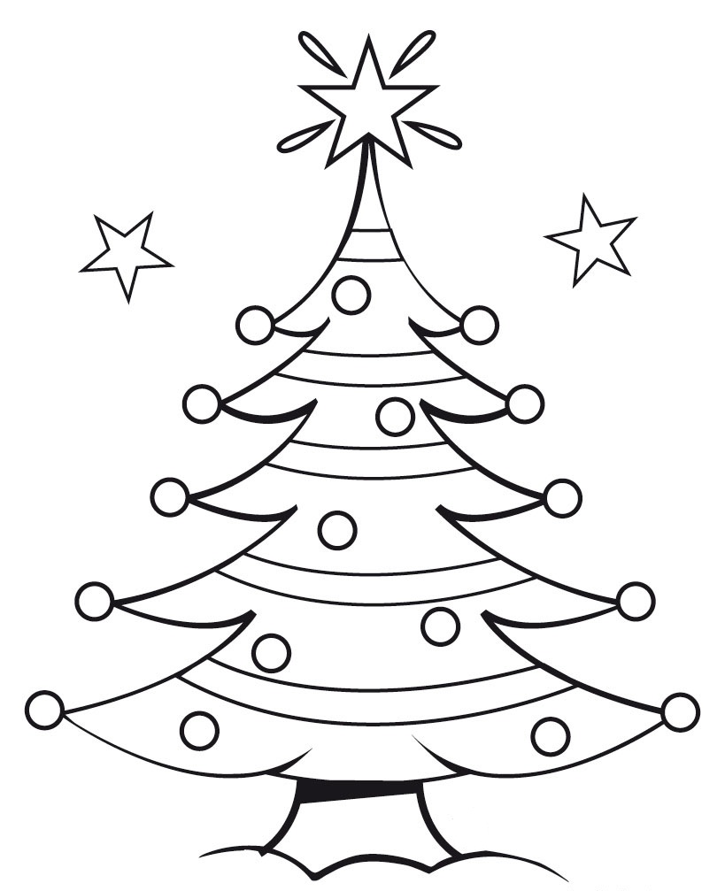 Best Christmas Tree Outline