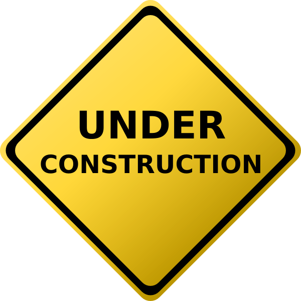 Under Construction Sign Clip Art at Clker