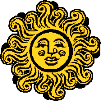 Vintage Sun Clipart