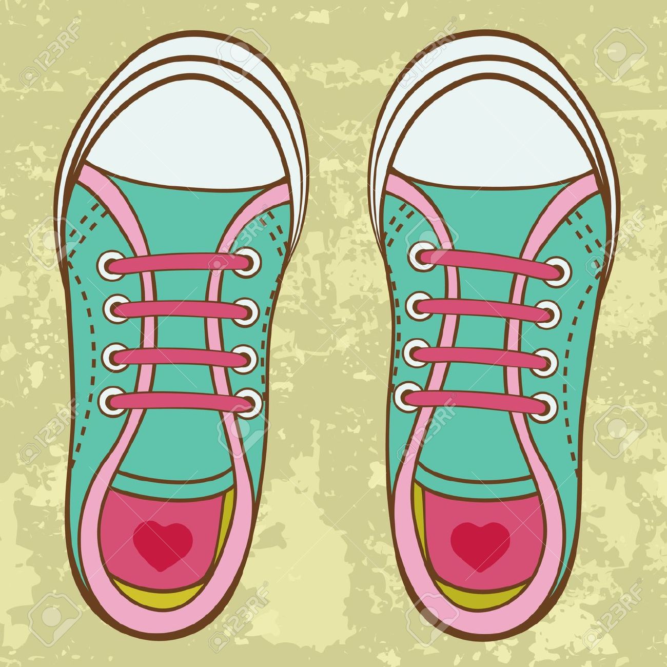 Girl shoes clipart