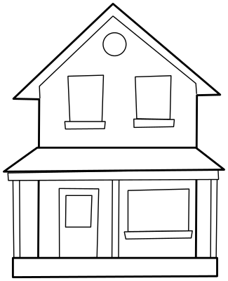 Two House Clipart