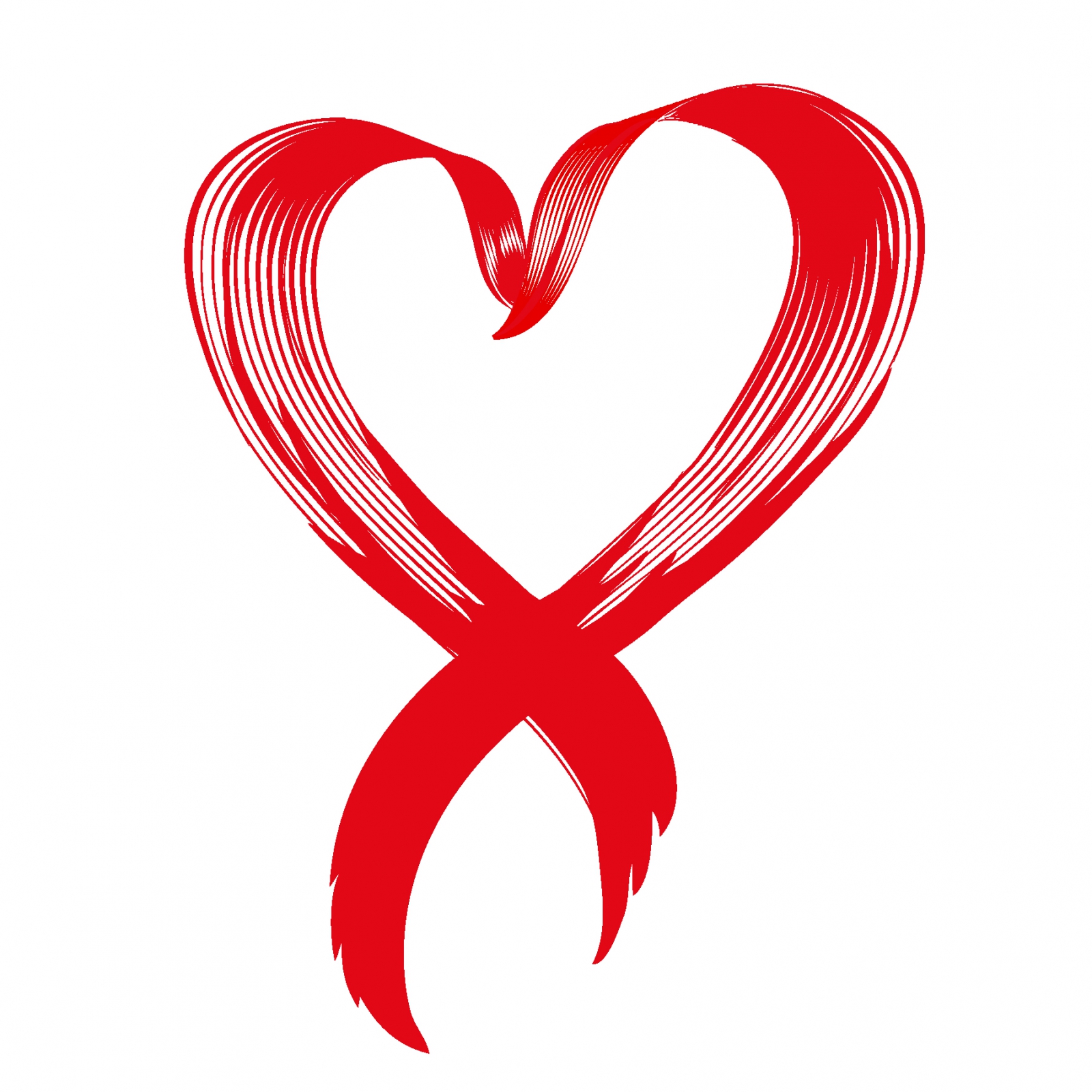 Heart ribbon clip art
