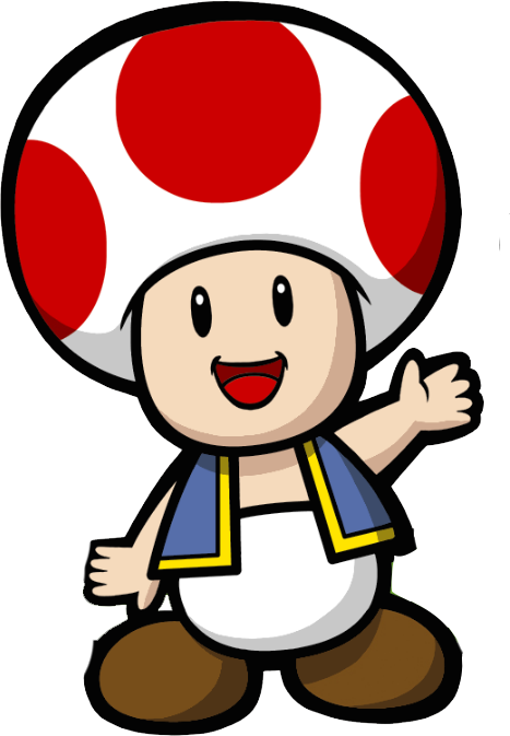 Mario Toad Clipart