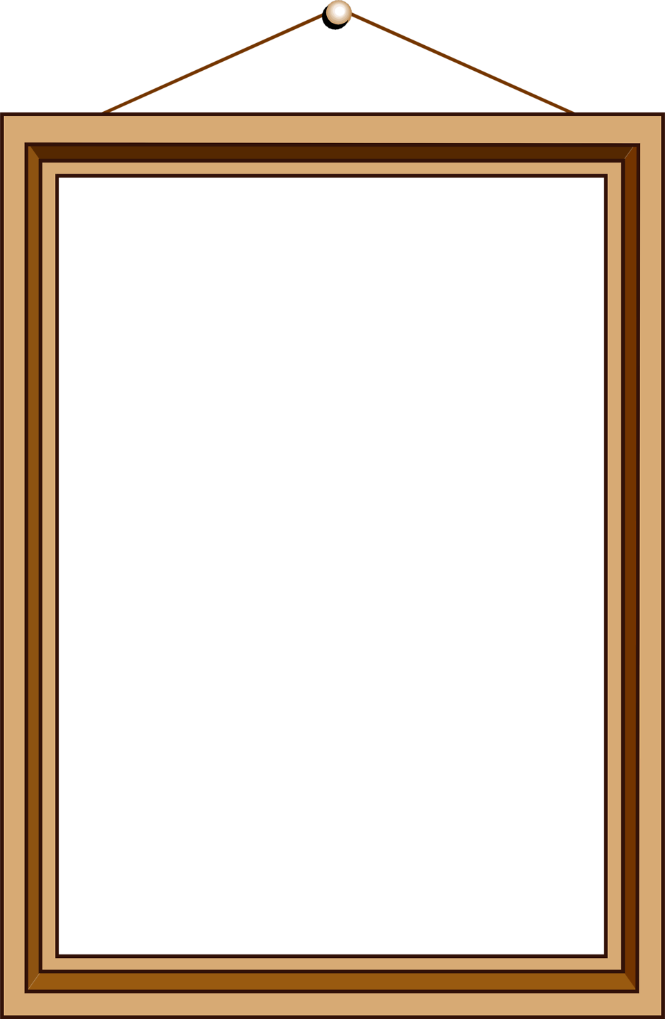 Empty Picture Frame Clipart