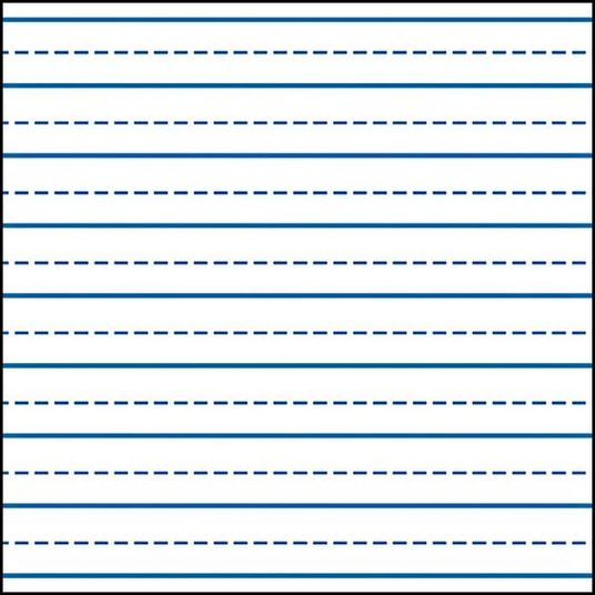 Scroll Writing Template With Lines Clipart