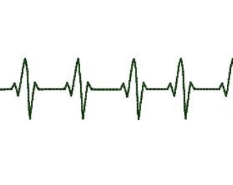 Heart Rhythm Line Clipart