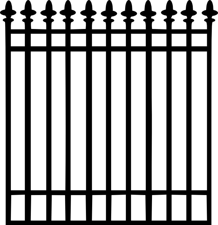 Cemetery fence transparent clipart