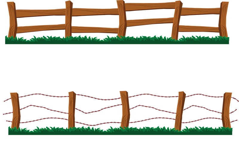 Barn Fence Clipart 