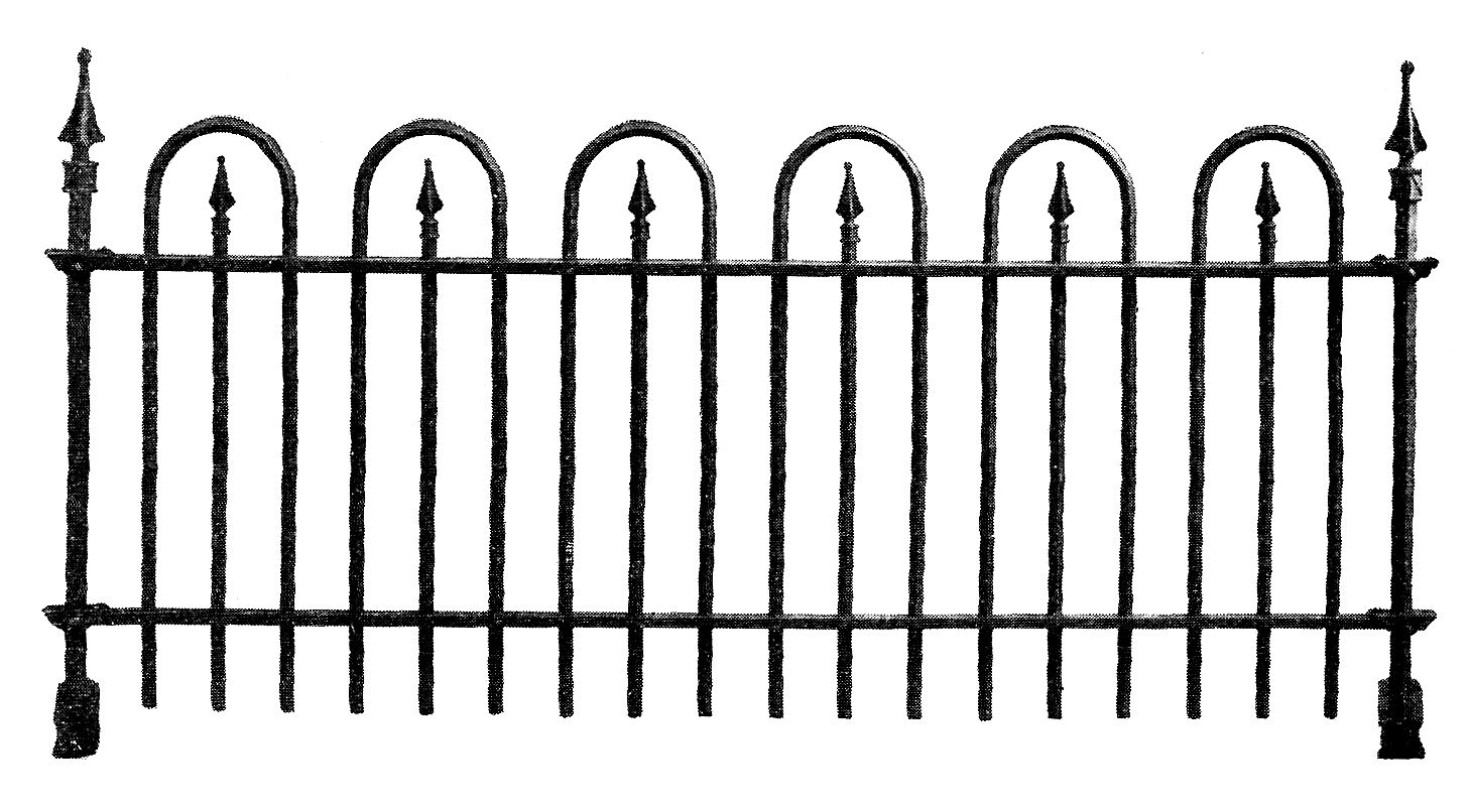 Black And White Fence Clip Art