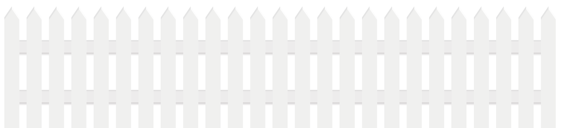White Fence PNG Clipart Picture