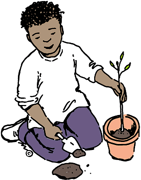 Planting Clipart