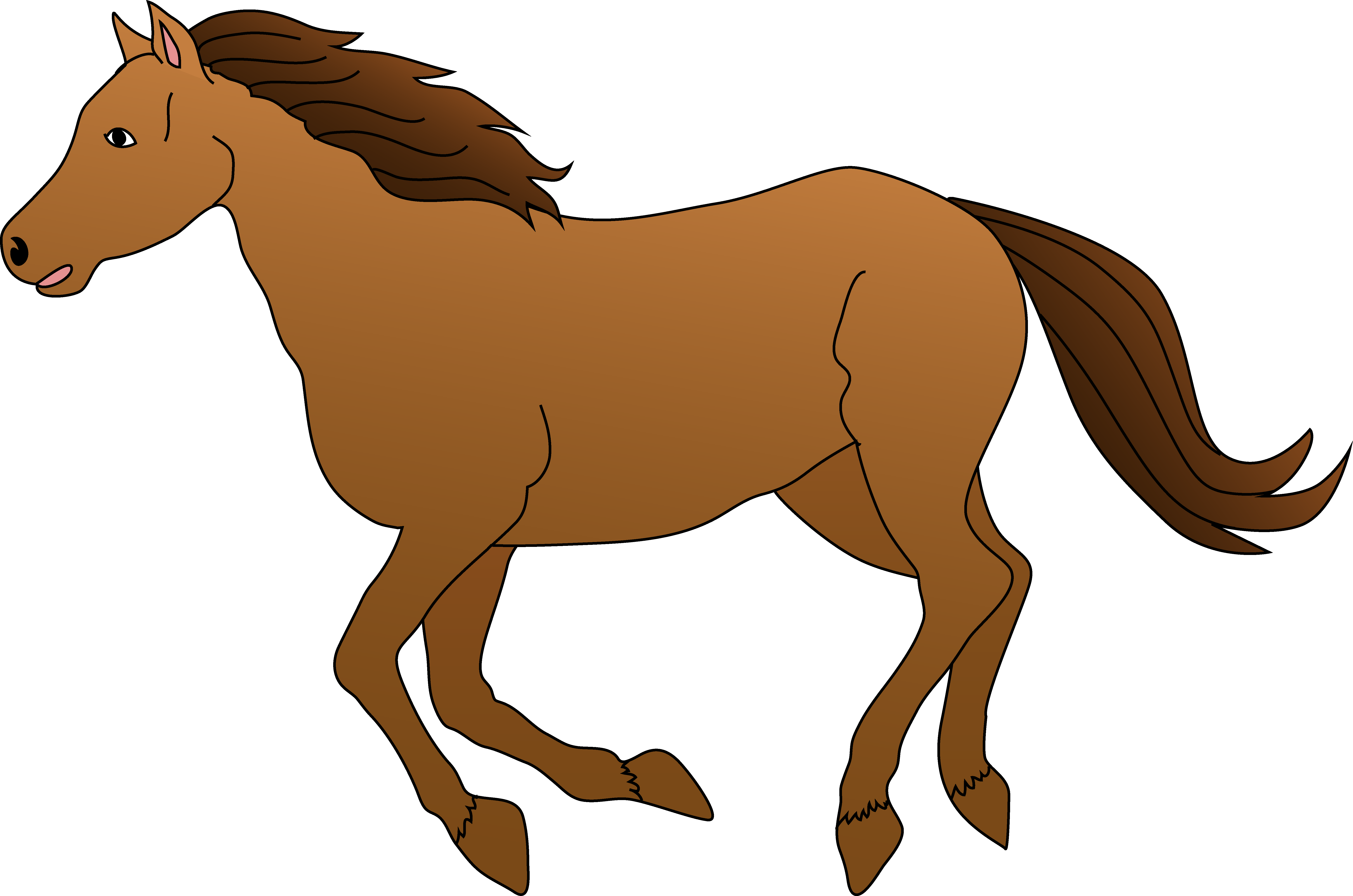 Transparent horse clipart