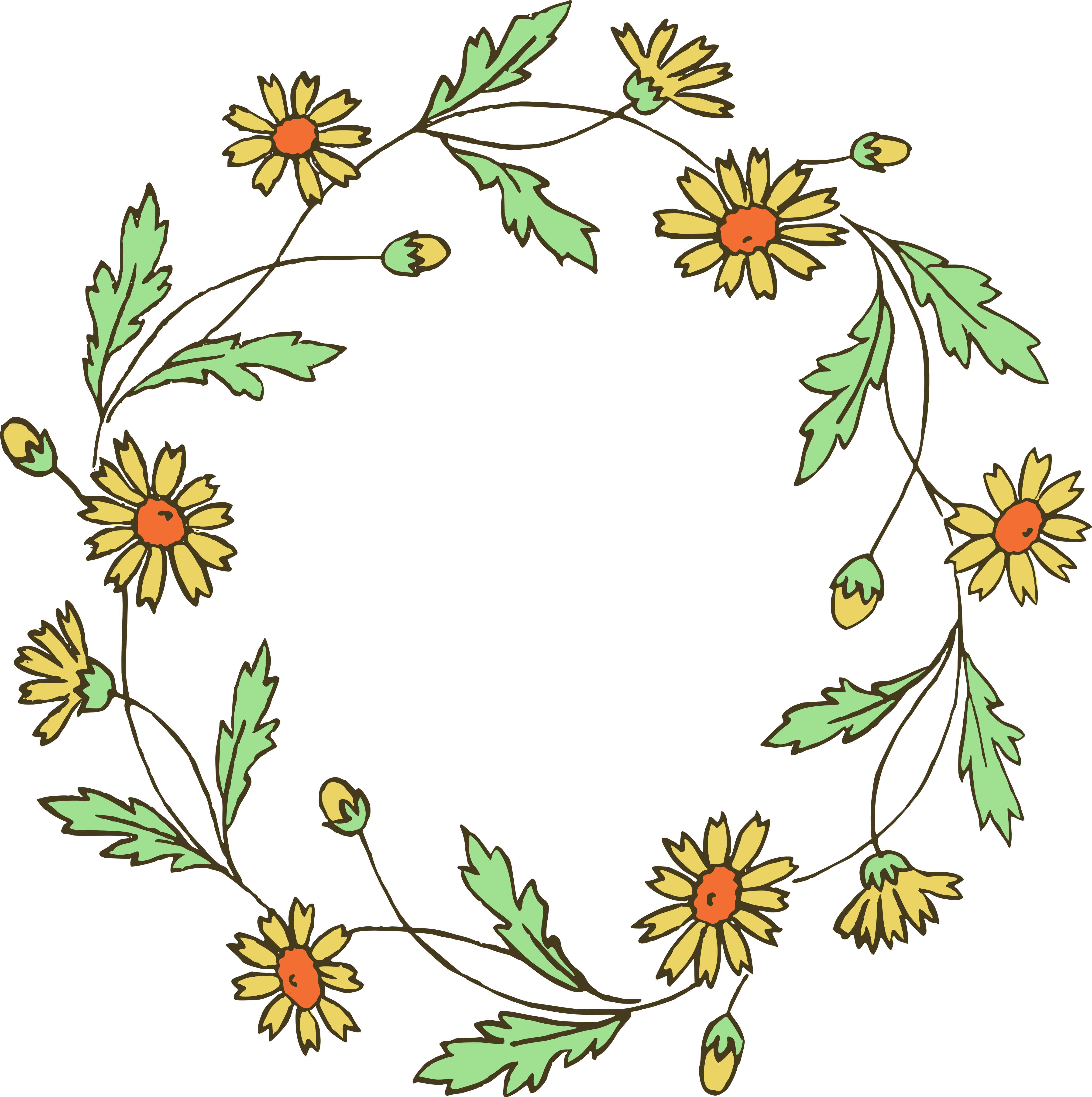 Free Floral Wreath Transparent Background, Download Free Floral Wreath