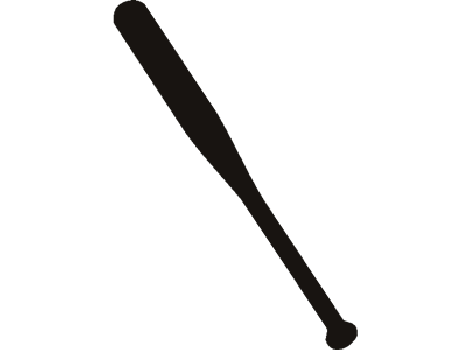Baseball Bat Stencil Craftcuts Com