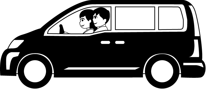 Cartoon minivan clipart