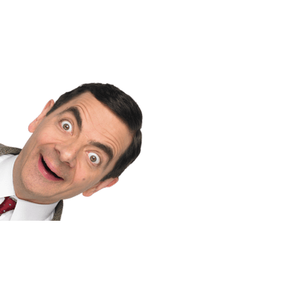 Mr Bean Waving transparent PNG