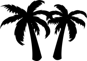 Beach Silhouette Clip Art � Clipart Free Download