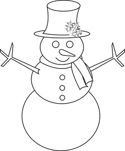 Free Snowman Clip Art Image