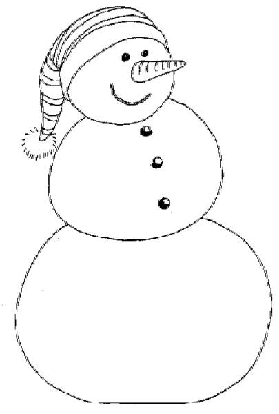 Blank Snowman Coloring Page snowman clipart, coloring pages for