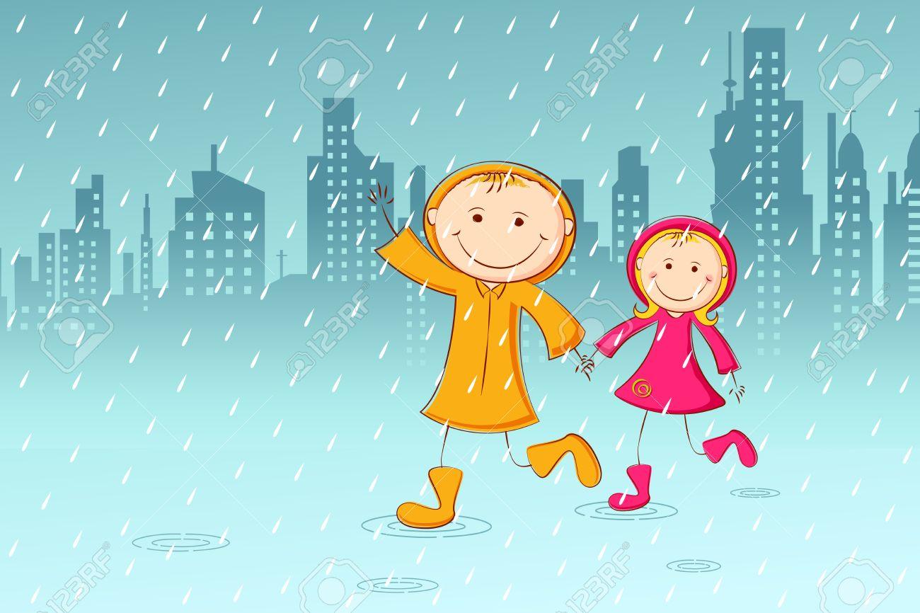 animated rainy day clipart