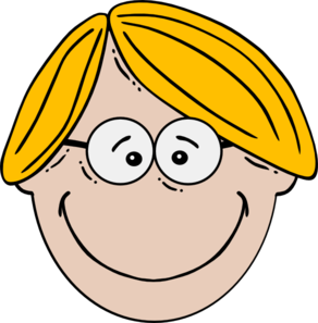 cartoon characters with glasses and blonde hair - Clip Art Library