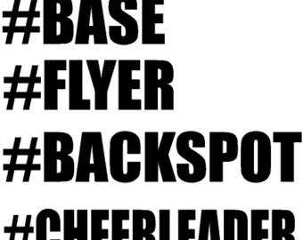 Cheerleader flyer clipart