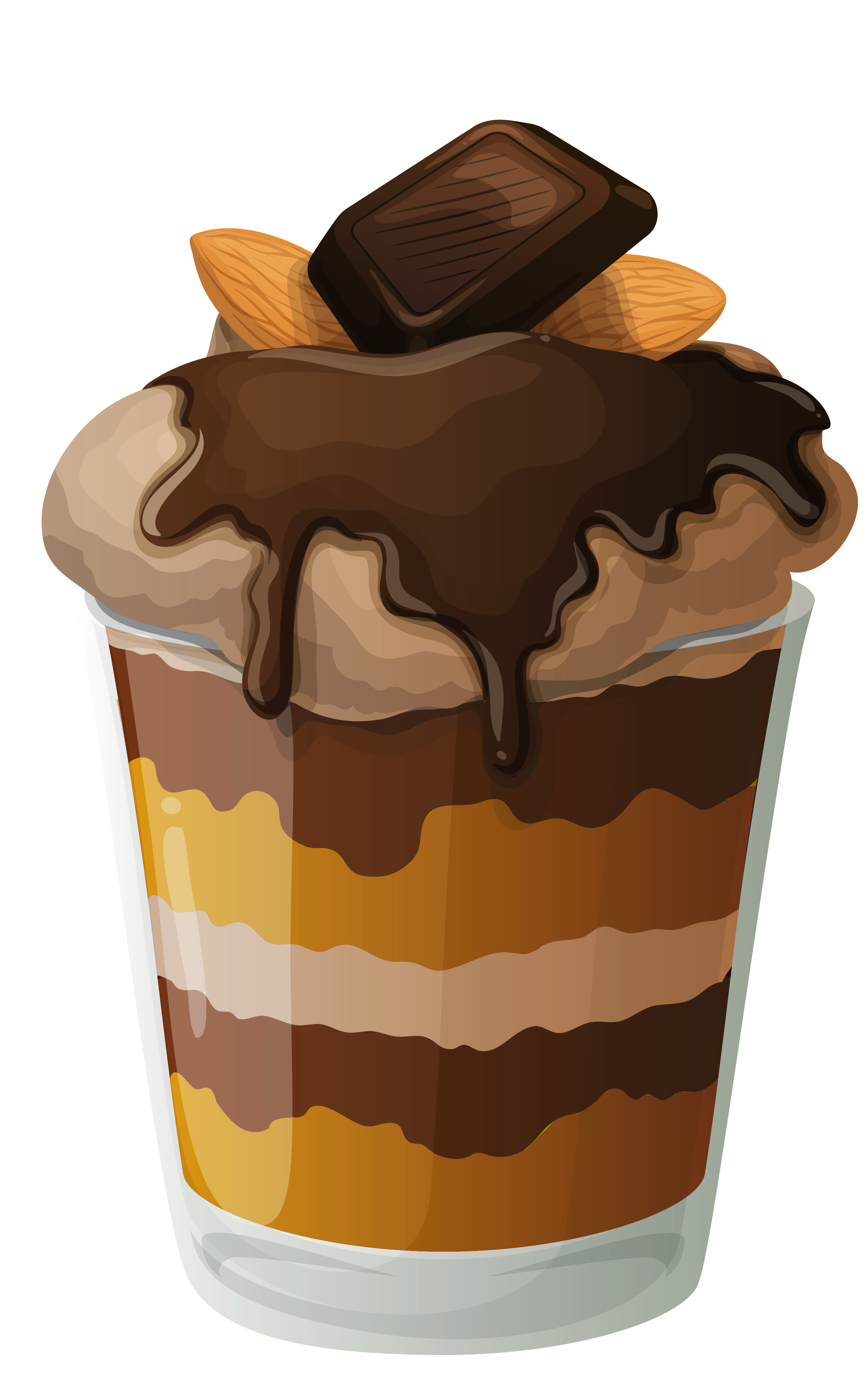 Chocolate Ice Cream Cup PNG Clipart