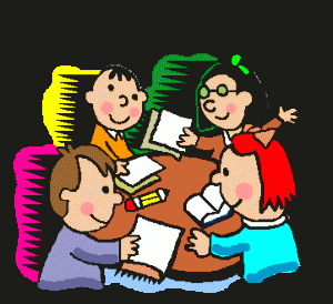 Student learning clipart
