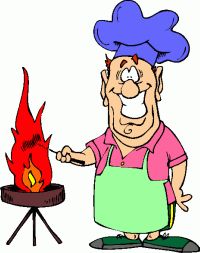 Funny bbq clipart
