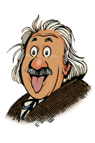 Einstein Cartoon Clipart