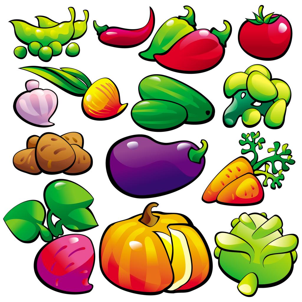 Animated Picture Of Vegetables Clip Art Library