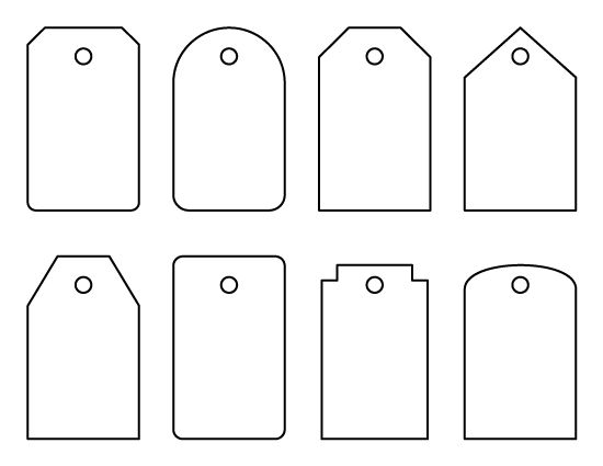 Luggage Tag Insert Template from clipart-library.com
