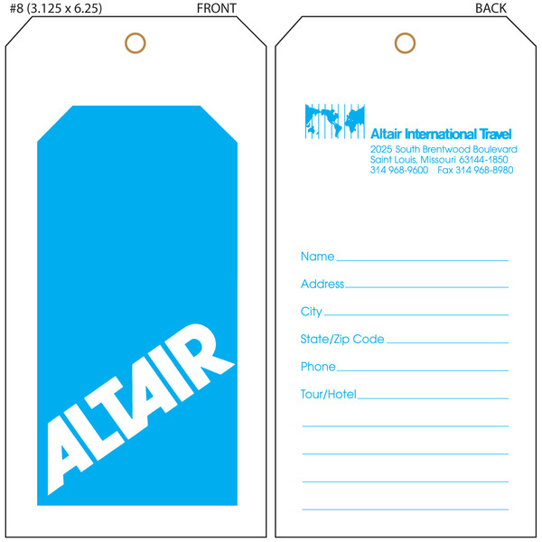 Luggage Name Tag Template from clipart-library.com