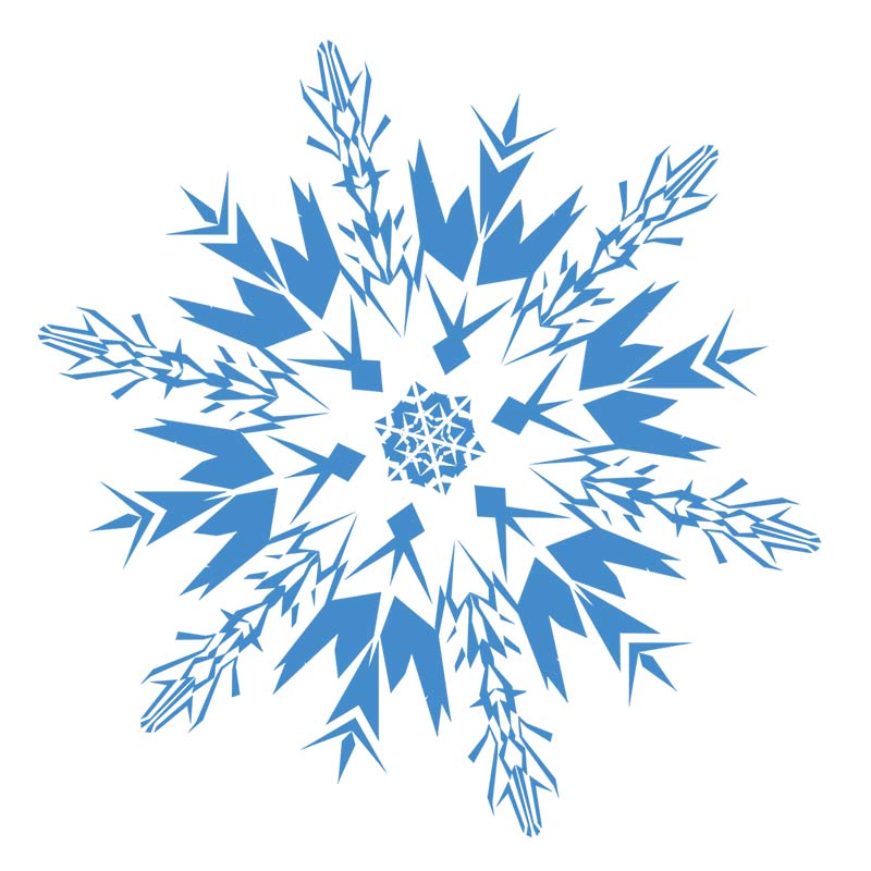 Christmas background snowflake clipart