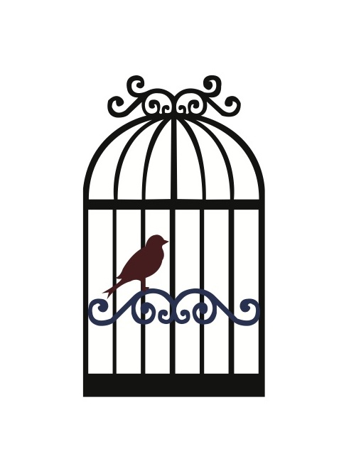 Clipart bird cage