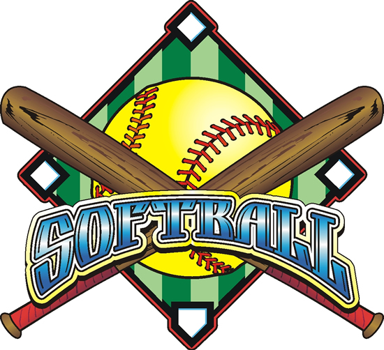 Slow Pitch Softball Clipart