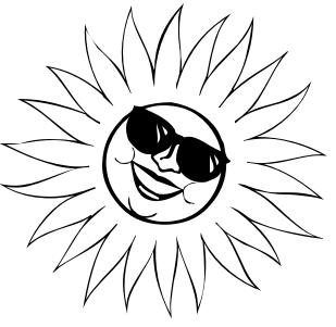 Sun Faces/Free Clip Art