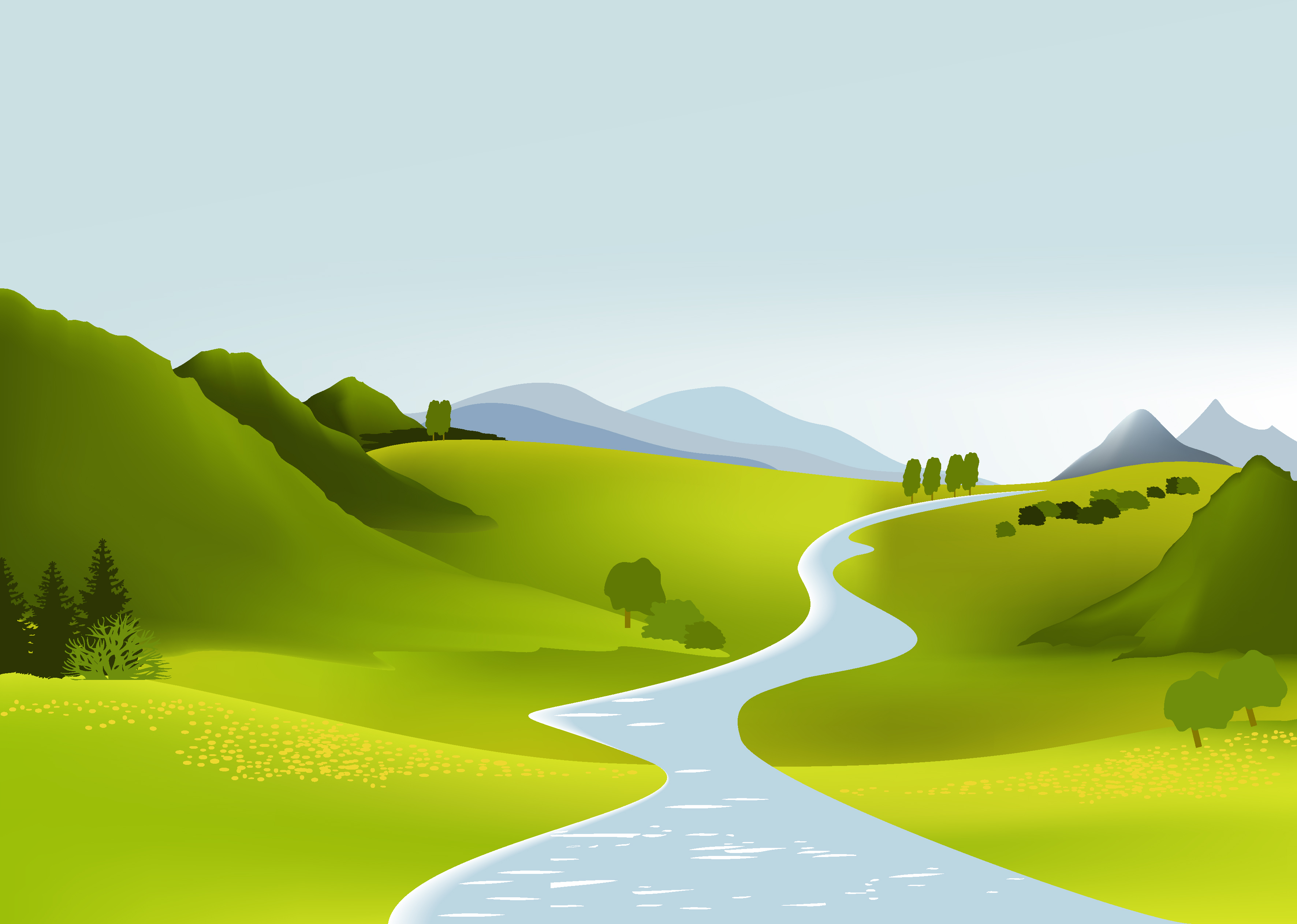 landscape clipart - Clip Art Library