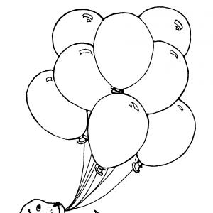 Excellent Balloon Clipart Black And White Draw