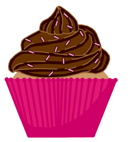 transparent clipart cupcakes