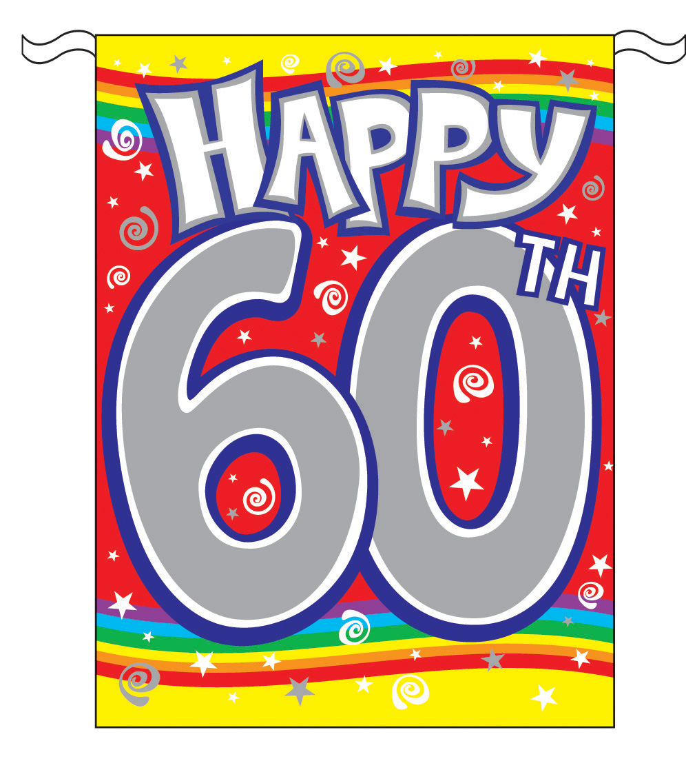 60th birthday clip art free
