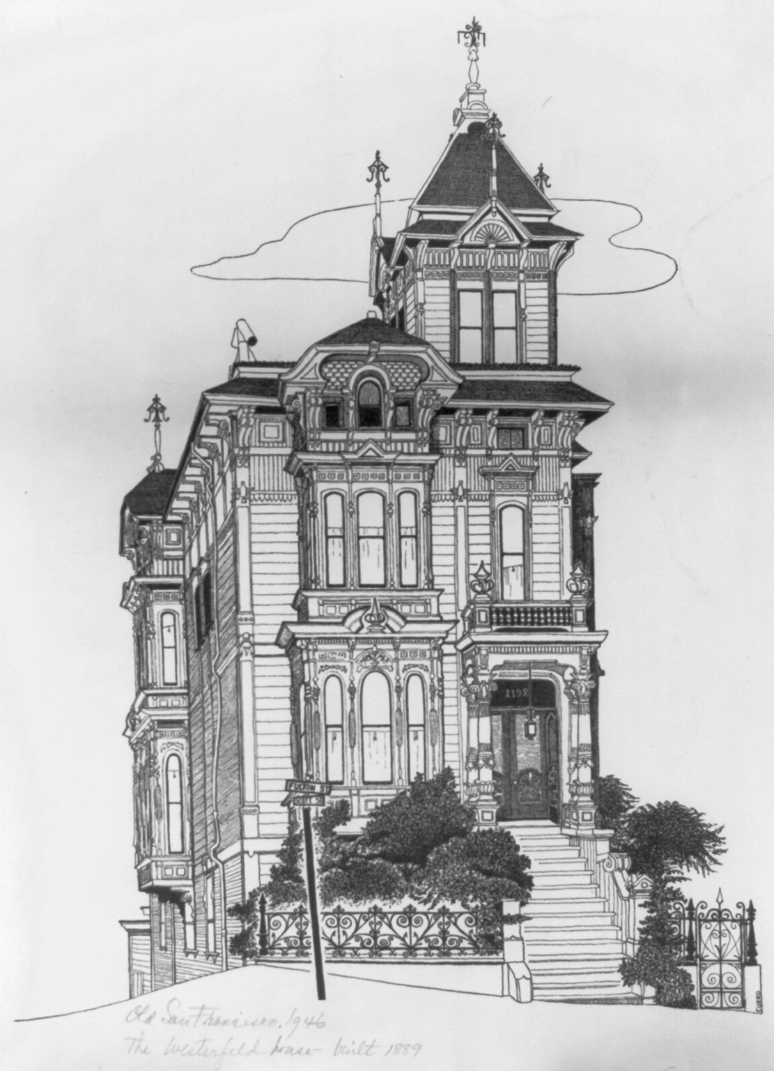 Old San Francisco 1946, The Westerfeld House