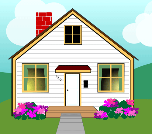 Old House Clipart