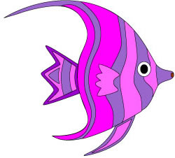 Angel fish clipart free clipart image