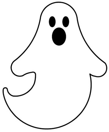 ghost clipart black and white - Clip Art Library