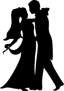 Bride And Groom Clipart Image