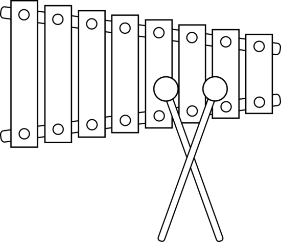 Xylophone mallet clipart