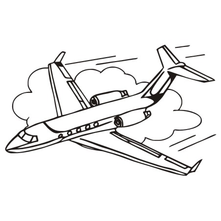 jet clip art black and white - Clip Art Library