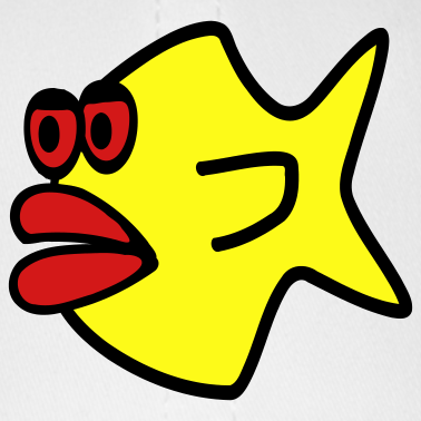fish cartoon with big lips - Clip Art Library
